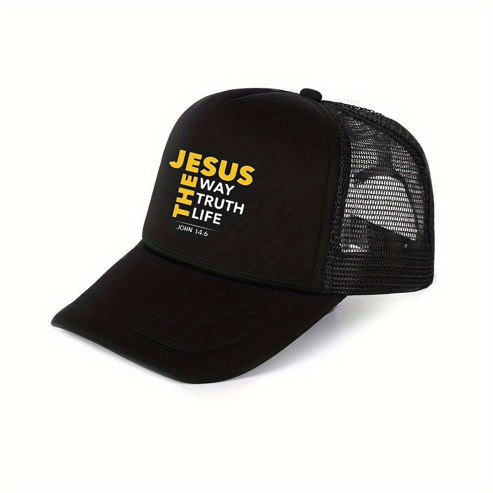 Boné JESUS THE WAY TRUTH LIFE Aba Curva