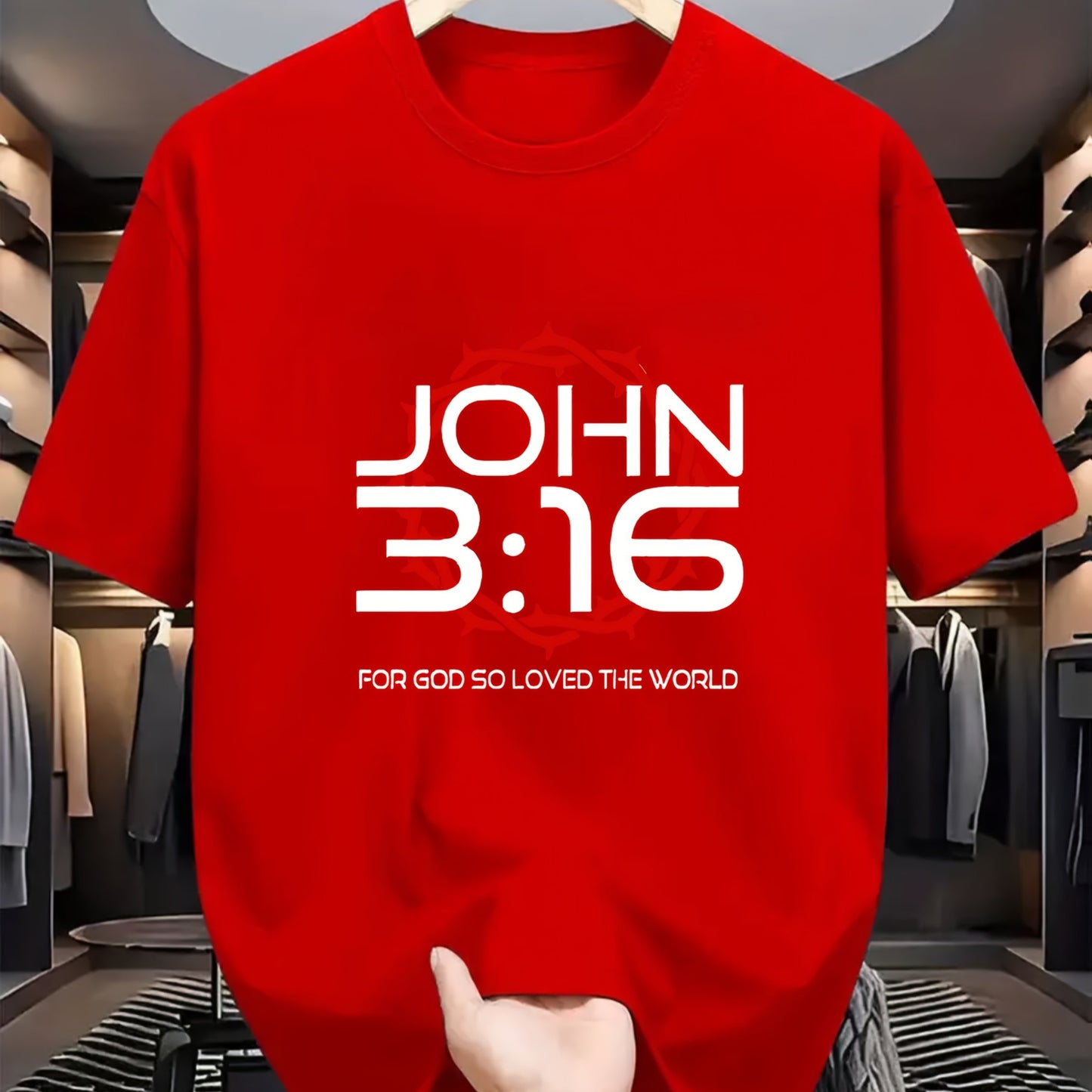 Camiseta Masculina Estampada João 3:16