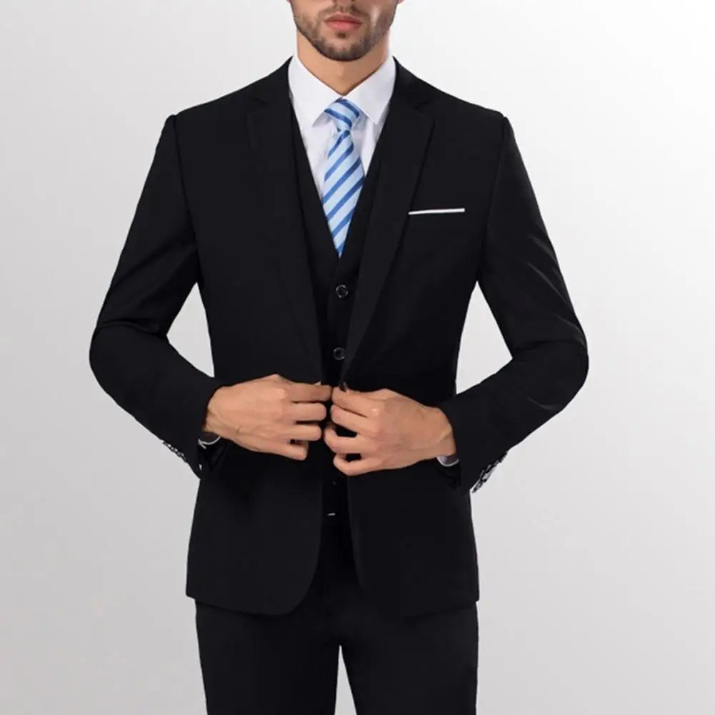 Terno Slim Fit Masculino – Estilo Executivo 2 Peças