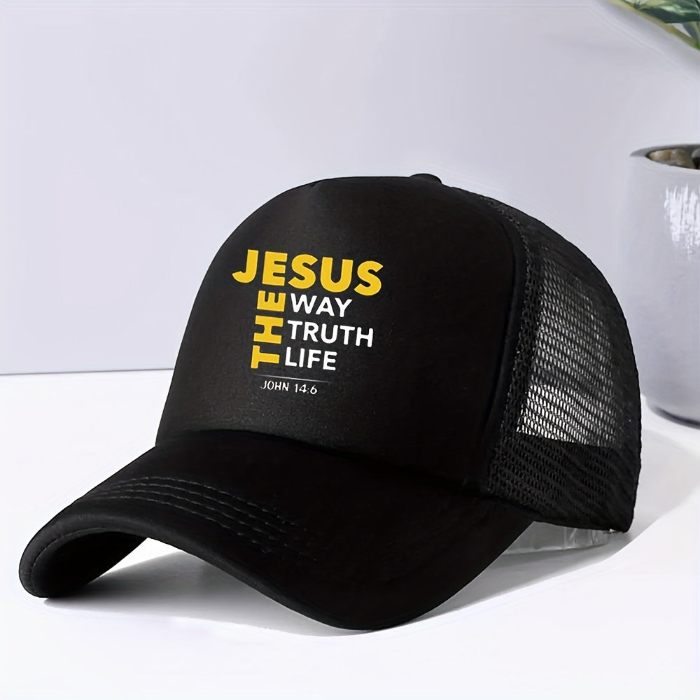 Boné JESUS THE WAY TRUTH LIFE Aba Curva