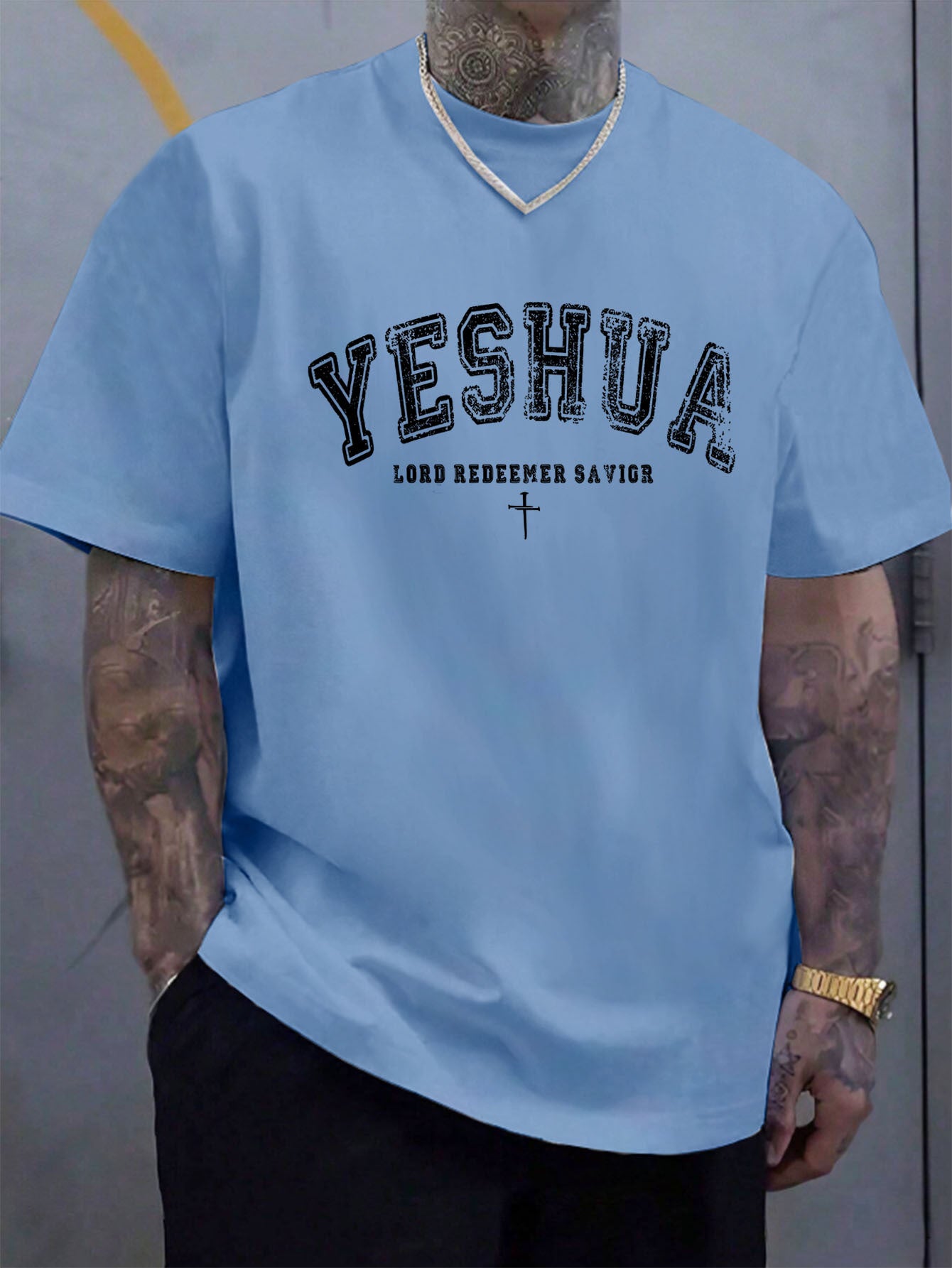 Camiseta Masculina YESHUA Oversized