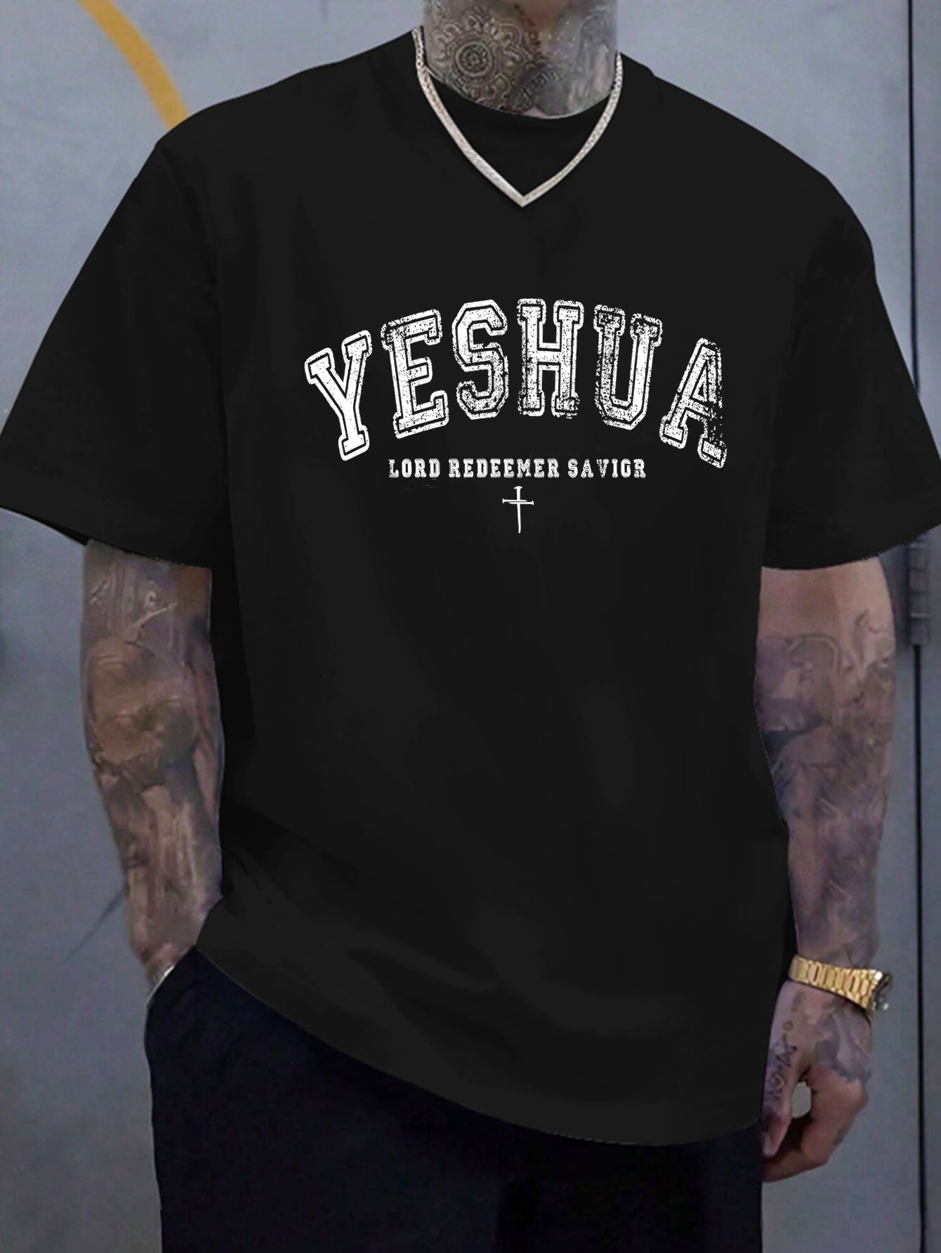 Camiseta Masculina YESHUA Oversized