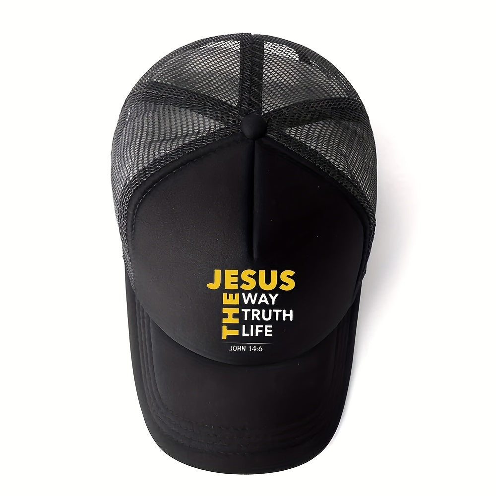 Boné JESUS THE WAY TRUTH LIFE Aba Curva