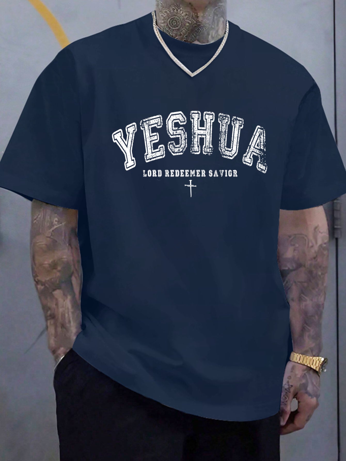 Camiseta Masculina YESHUA Oversized