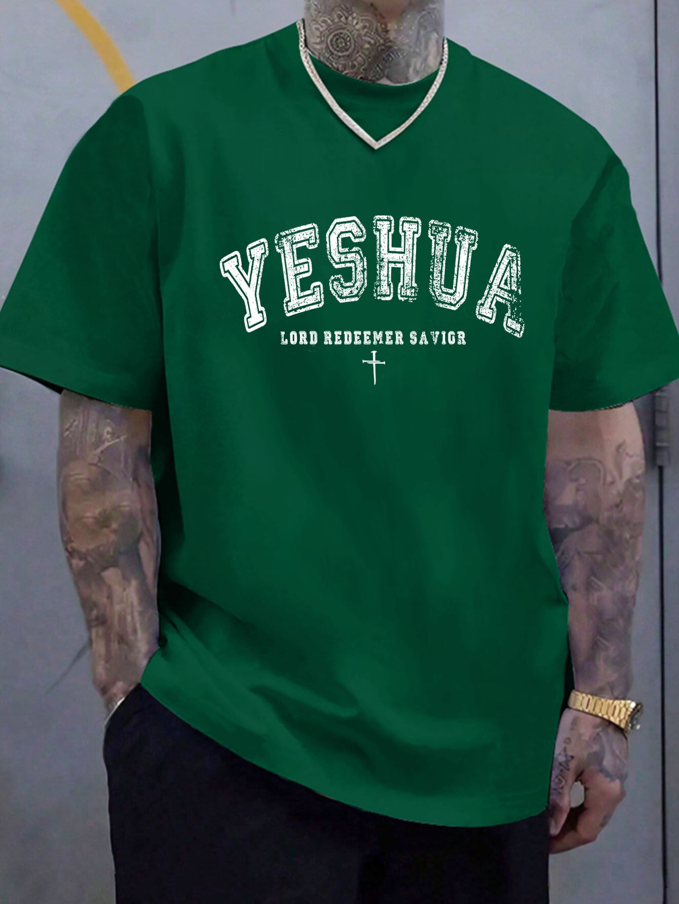 Camiseta Masculina YESHUA Oversized